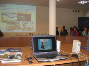 prezentacja w sali konferencyjnej
