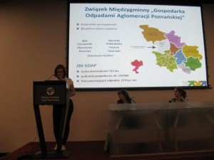 W trakcie konferencji zaprezentowano liczne przykłady dobrych praktyk. Na zdj. Liliana Kubiak z ZM GOAP